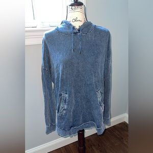 Z Supply hooded sweatshirt, denim/navy color L